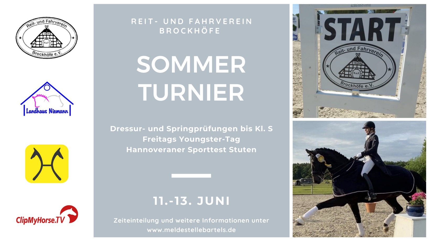 Titelbild Sommerturnier Brockhöfe 11. -13. Juni 2021